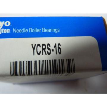 Koyo YCRS-16 Needle Roller Bearing Sealed ! NEW !