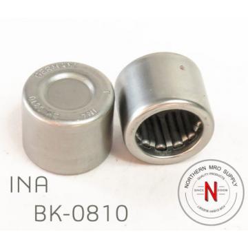 INA BK-0810 NEEDLE ROLLER BEARING, DRAWN CUP, 8mm x 12mm x 10mm, MAX 28,000RPM