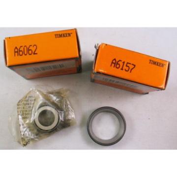 Timken Tapered Roller Bearing Set A6062 Cone and A6157 Cup