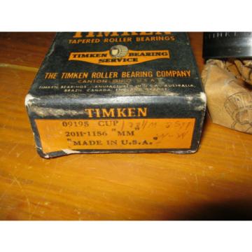 Vintage NOS Timken 09195 Tapered Roller Bearing Race Cup