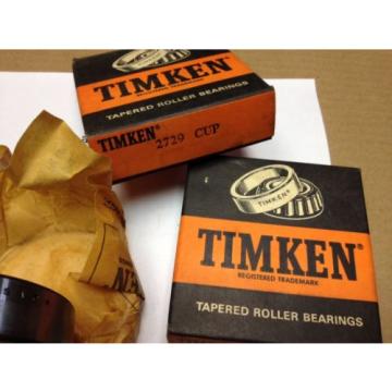 Timken 2729 Tapered Roller Bearing Cup, New-Old-Stock