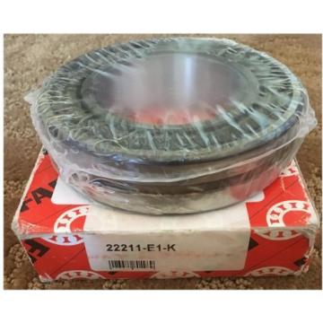 FAG 22211E1K Spherical Roller Bearing Tapered Bore, Steel Cage, Normal Clearance