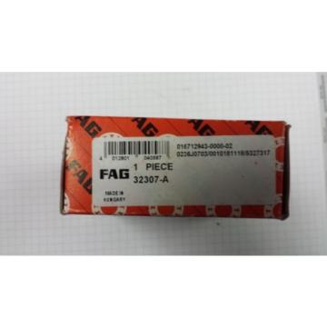 32307-A FAG Tapered Roller Bearing  Metric with Race