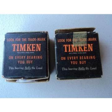 Lot of 2 New Timken Tapered Roller Bearing LM-11910 Cup &#034;NOS&#034;