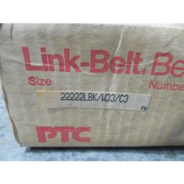 NEW Link-Belt 22222LBK/W33/C3 Spherical Roller Bearing
