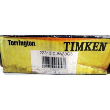 1 NEW TIMKEN/TORRINGTON 22313 CJW33C3 SPHERICAL ROLLER BEARING