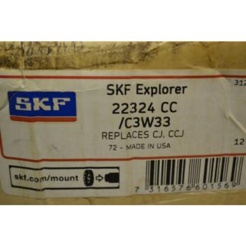 SKF Explorer 22324 CC/C3W33 Spherical Roller Bearing 120mm Bore