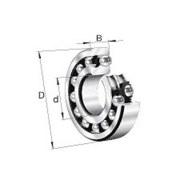 2307-TVH-C3 Self-aligning ball bearings Korea FAG Self-aligning ball bearings 23, main dimensions to DIN 630