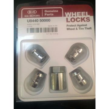New OEM Kia Wheel Lock Nuts Set U8440-50000 Soul Forte Sportage Optima FREE SHIP