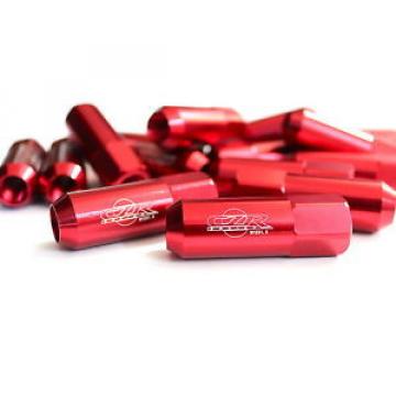 20PC CZRracing RED EXTENDED SLIM TUNER LUG NUTS LUGS WHEELS/RIMS (FITS:ACURA)
