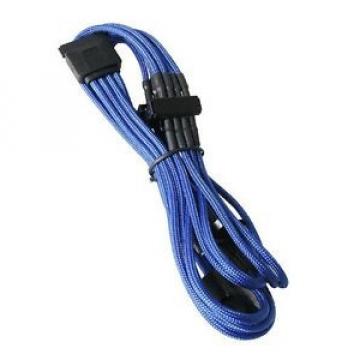 BitFenix 20cm Molex to 4x SATA Adapter - Sleeved Blue/Black