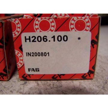 (2) NEW FAG H206-100 ADAPTER SLEEVE 1&#034; ID LOT OF 2