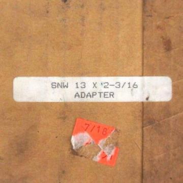 LOT OF 2 NEW SKF SNW 13 X 2-3/16 BEARING ADAPTER SLEEVES SNW13X2316