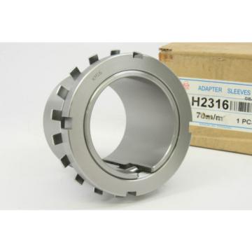 Bearing Adapter Sleeve, Metric H-2316 With Locking Nut 70mm New in Box