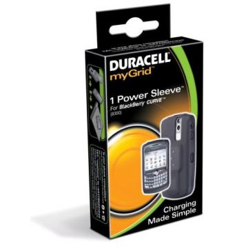 Duracell myGrid Power Sleeve Adapter für Blackberry Curve Cover Tasche Ladegerät
