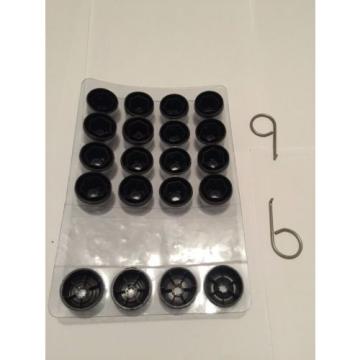 OEM Lug Nut Cover Caps Black Kit Set of 16 plus 4 for wheel lock