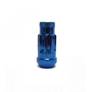 MONSTER LUG NUT LOCK 4 PIECE SET 1/2&#034;x20 STEEL BLUE