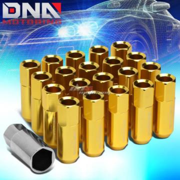 20 PCS GOLD M12X1.5 EXTENDED WHEEL LUG NUTS KEY FOR DTS STS DEVILLE CTS