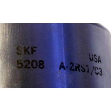 1 NEW SKF 5208A-2RS1/C3 DOUBLE ROW ANGULAR CONTACT BEARING