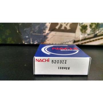 5203ZZ Nachi Double Row Ball Bearing 17x40x17.5 17mm/40mm/17.5mm 5203Z