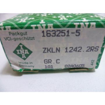 INA ZKLN-1242.2RS Rubber Sealed Double Row Axial Bearing ZKLN-12422RS ZKLN12422R