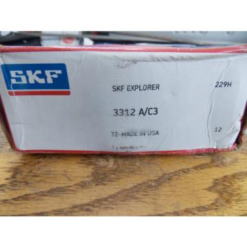 SKF Explorer New Double Row Ball Bearing 3312 A/C3