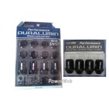 NEW ENKEI Performance Duralumin Lock Nuts Set for 5H 19HEX 35mm M12 P1.25 BLACK