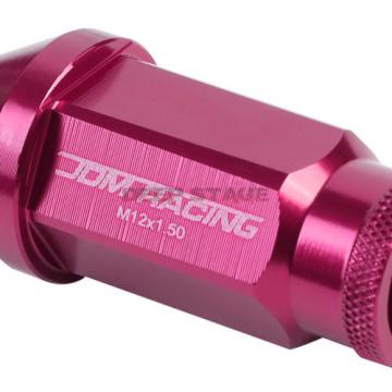 FOR DTS STS DEVILLE CTS 20 PCS M12 X 1.5 ALUMINUM 50MM LUG NUT+ADAPTER KEY PINK