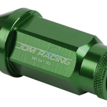 20pcs M12x1.5 Anodized 50mm Tuner Wheel Rim Locking Acorn Lug Nuts+Key Green