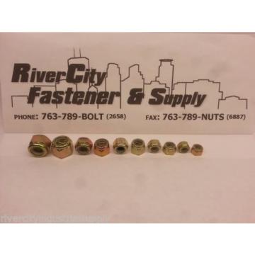 Grade 8 Nylon Insert Hex Lock Nut Assortment FINE THREAD / 125 pcs ( Nyloks )