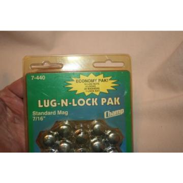 Mag Wheel Locking Lug Nut Kit 7/16 Standard Thread FREE SHIPPING