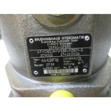 BRUENINGHAUS HYDROMATIK HYDRAULIC , A7VO80LRH1/63RPZB01S Pump