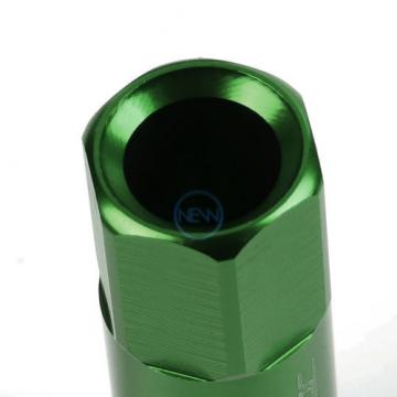 20pcs M12x1.5 Anodized 60mm Tuner Wheel Rim Acorn Lug Nuts Deville/CTS Green
