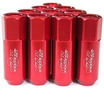 20PC CZRracing RED EXTENDED SLIM TUNER LUG NUTS LUGS WHEELS/RIMS (FITS:ACURA)
