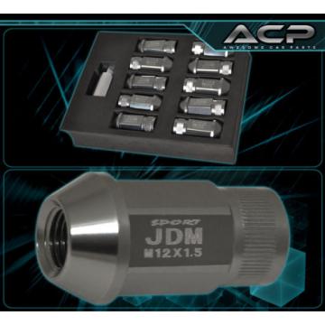 For Toyota M12X1.5 Locking Lug Nuts Drifting Heavy Duty Aluminum 20Pc Gunmetal