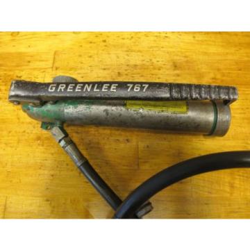 Greenlee Hydraulic Hand 767 With assorted extras Tested Works. Pump