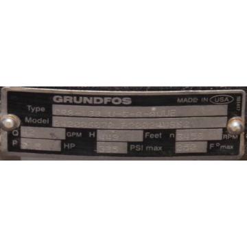 1 USED GRUNDFOS CRS100UGAAUUG W/ BALDOR SFA2120/10 71/2 HP MOTOR Pump