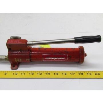 SnapOn CGA2A Single Stage Hydraulic Hand Leaks @ Plunger Pump