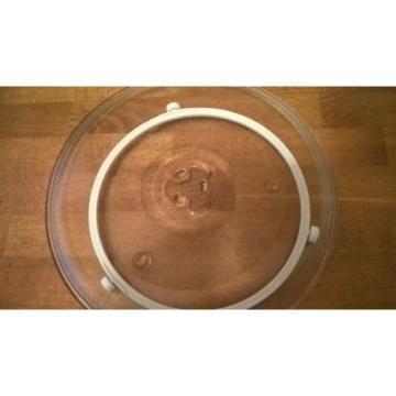 Tesco MTG06 Microwave Glass Turntable Plate 27cm + Ring Roller Support Stand