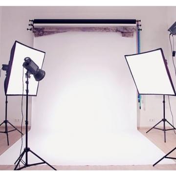 Phot-R® 3-Roller Wall Mount Photo Studio Background Support System. Free Shippi