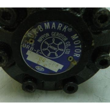 Nippon Gerotor Orbmark Motor, ORBE2002PC, Used, WARRANTY Pump