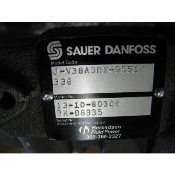 Sauer Danfoss V38 JV38A3RX9551X 335 Axial Piston  Pump