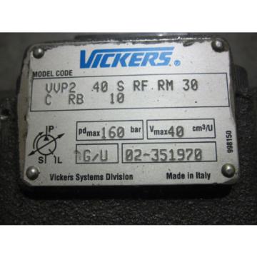 NEW VICKERS VANE # VVP240SRFRM30CRB10 Pump