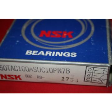 NEW NSK Super Precision Ball Screw Bearing 50TAC100ASUC10PN7B  - BNIB