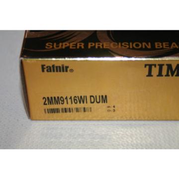 Fafnir 2MM9116.WI.DUM Super Precision Bearings (7016 CDP4A DGB) * NEW