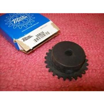 New MARTIN 25B25 Sproket #25 ROLLER Chain 25 Tooth .3750&#034; Plain Bore, Free ship!