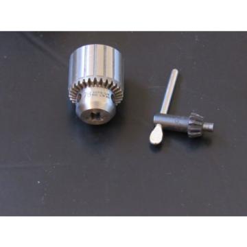 Jacobs Model 7B,½-20 thread Plain bearing ¼&#034; Capacity chuck with key and box