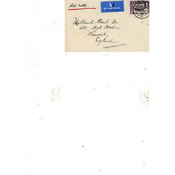 CEYLON. 1938 PLAIN COVER TO LONDON BEARING KGv 50c TIED BY COLOMBO cds.