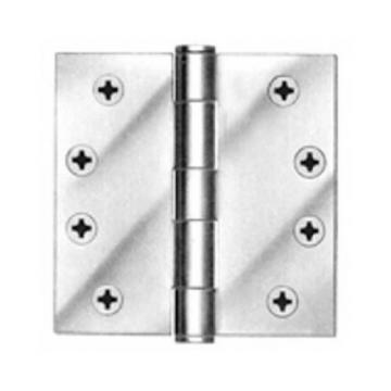 Tell Manufacturing HG100020 3-Pack 4-1/2 x 4-1/2-Inch Plain Bearing Door Hinges