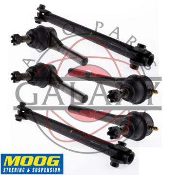 Moog New Outer &amp; Inner Tie Rod Ends &amp; Sleeves For Town Car Crown Vic Grand Mar